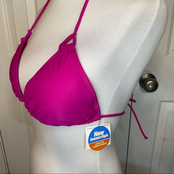 OP Pink String Bikini Size Large - Picture 6 of 8